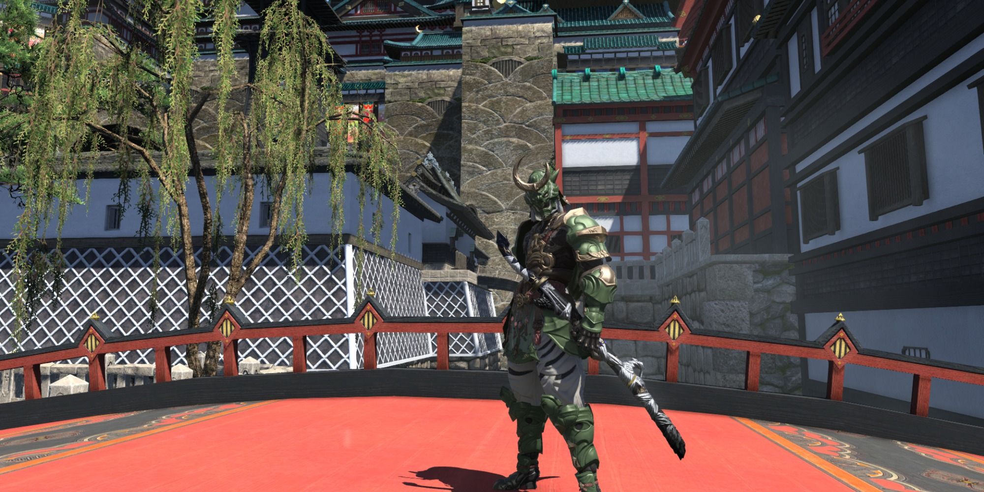 Samurai in Kojin armor in Final Fantasy 14