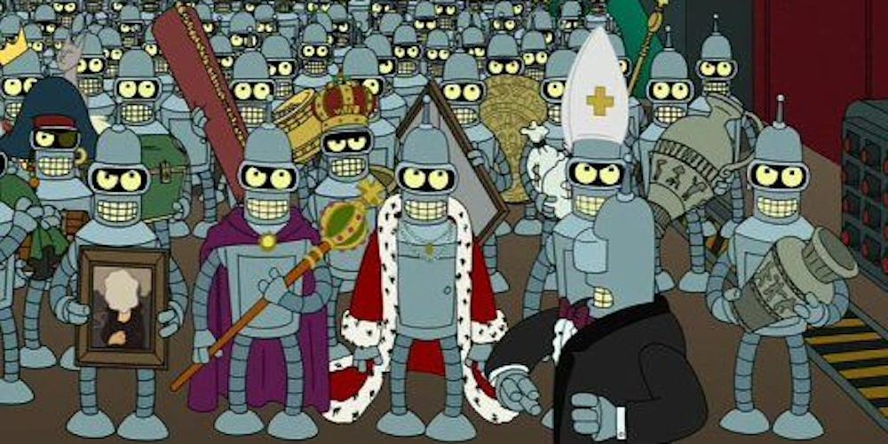 Television Futurama Season 6 Bender's Big Score Bender Army