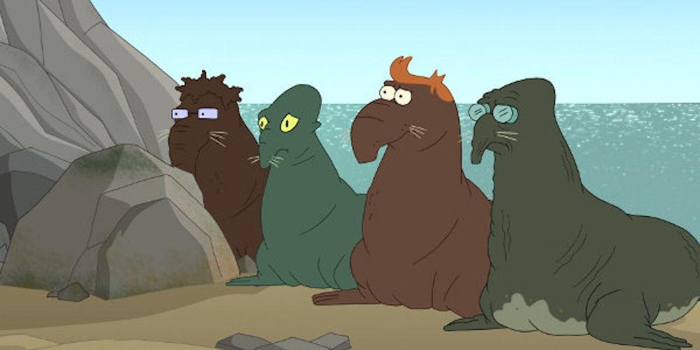 Television Futurama Season 9 Naturama Walruses