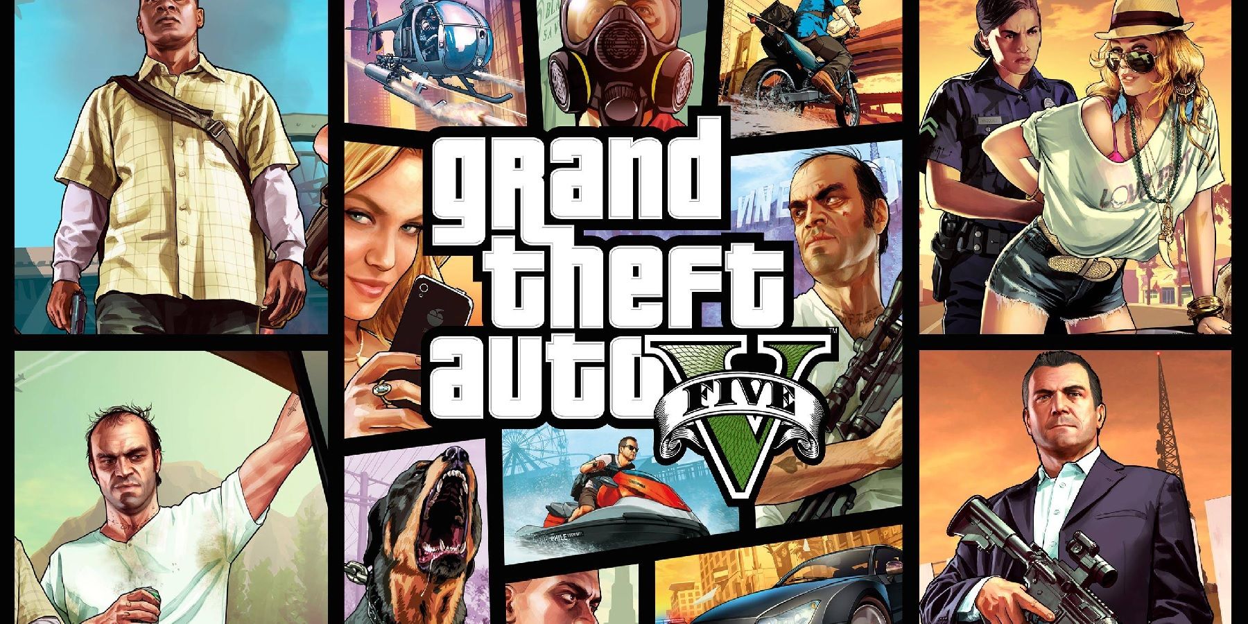 grand theft auto V game cover