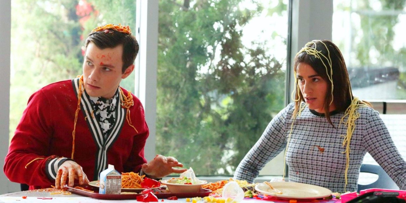Kurt Hummel and Rachel Berry in Glee's 2009 episode