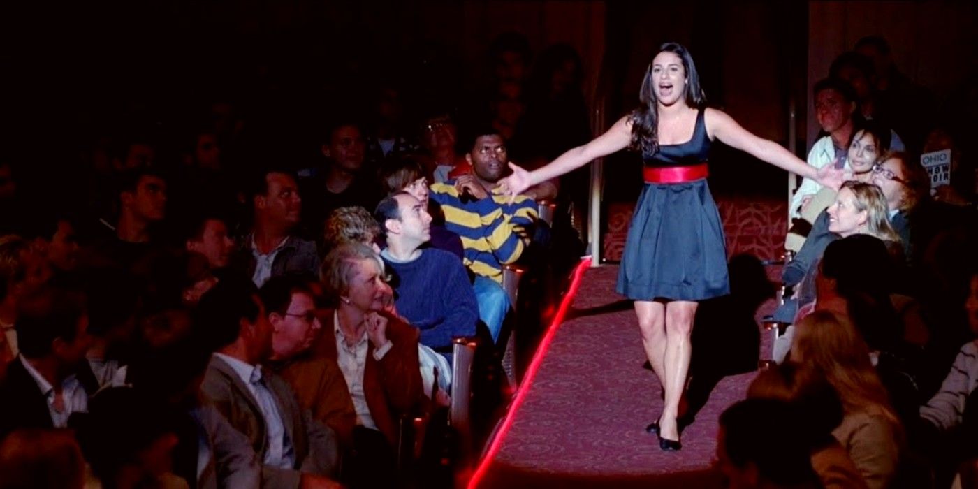 Rachel Berry performing in the Glee Sectionals.
