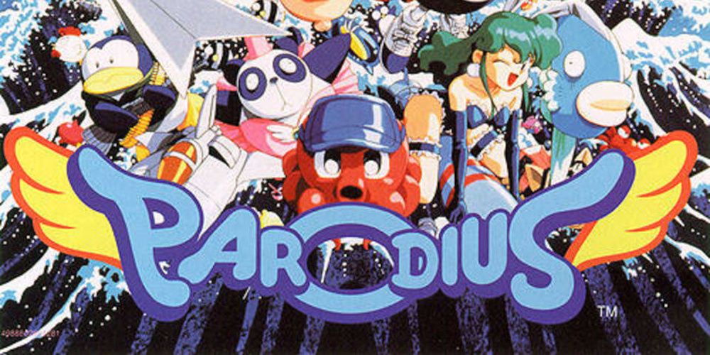 Gokujou Parodius Da PAL Version Promotional Art Crop