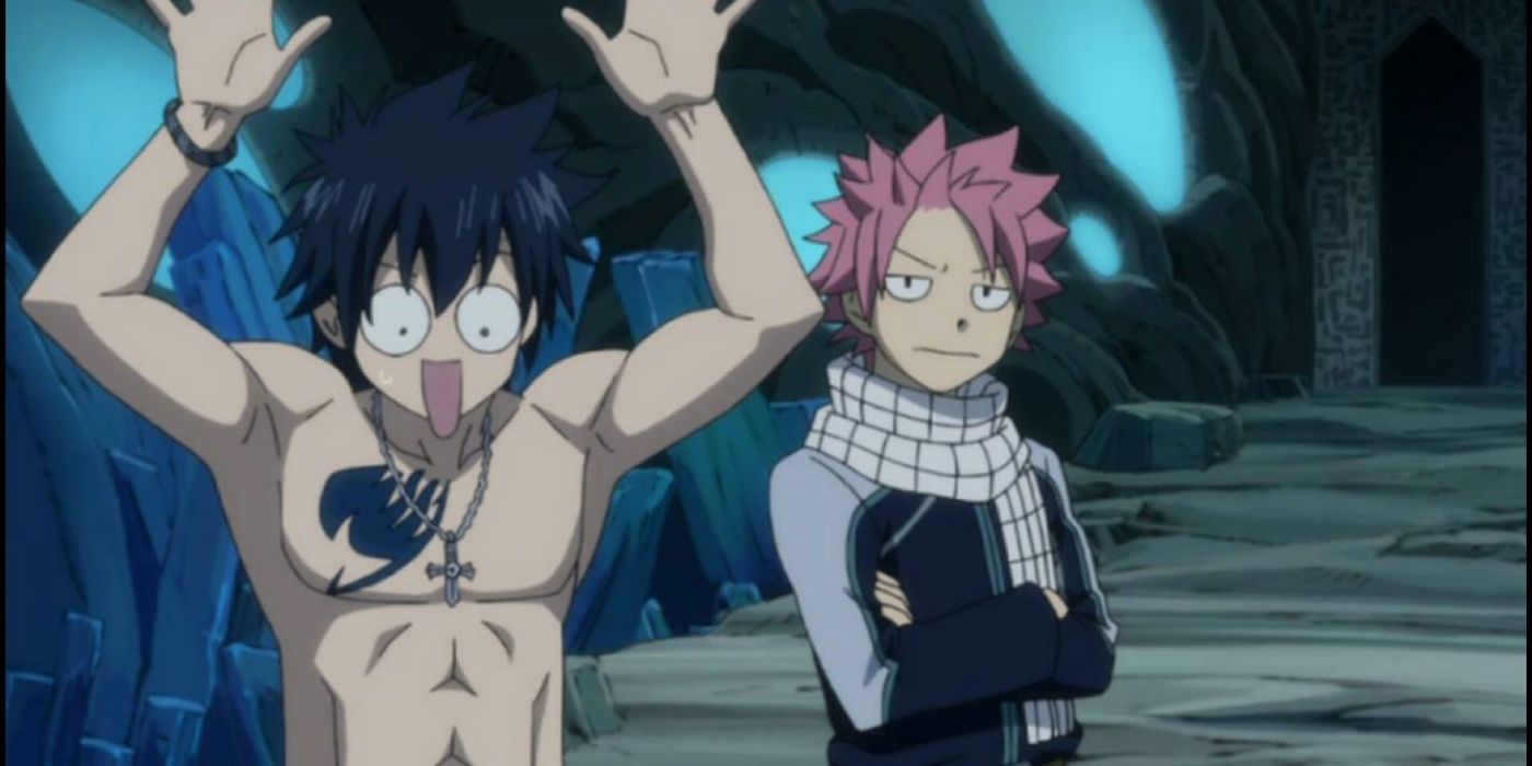 Gray lost his shirt, Fairy Tail
