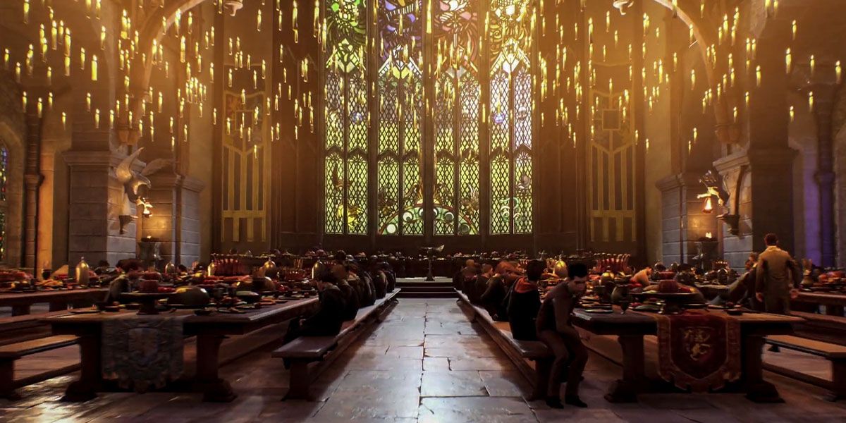The Great Hall in Hogwarts