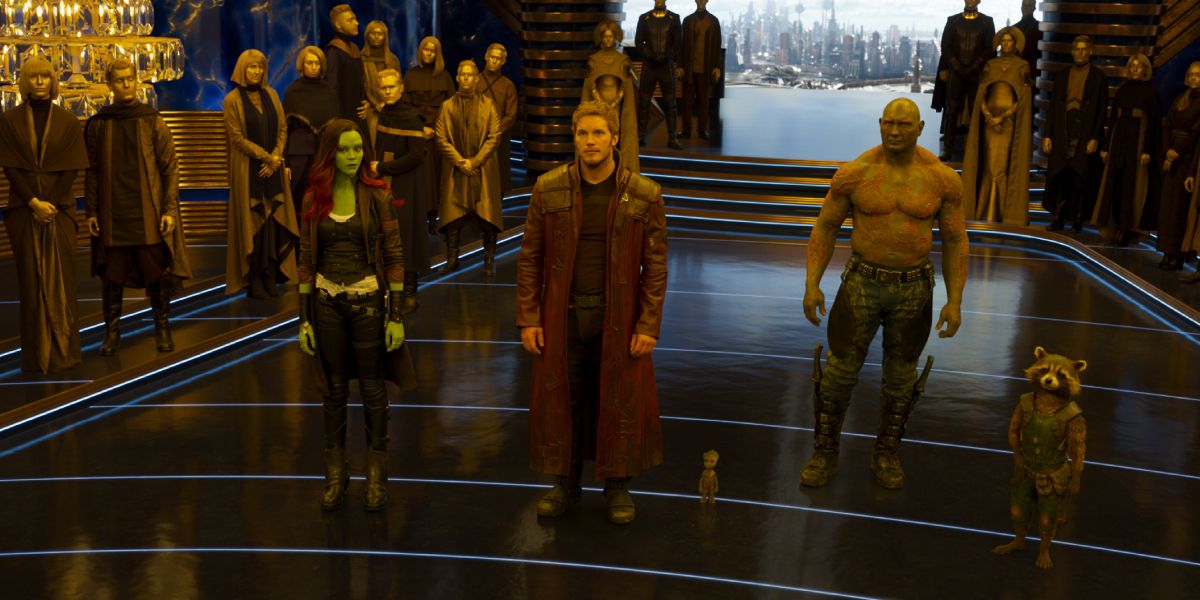 Guardians of the Galaxy meet Ayesha and the Sovereign