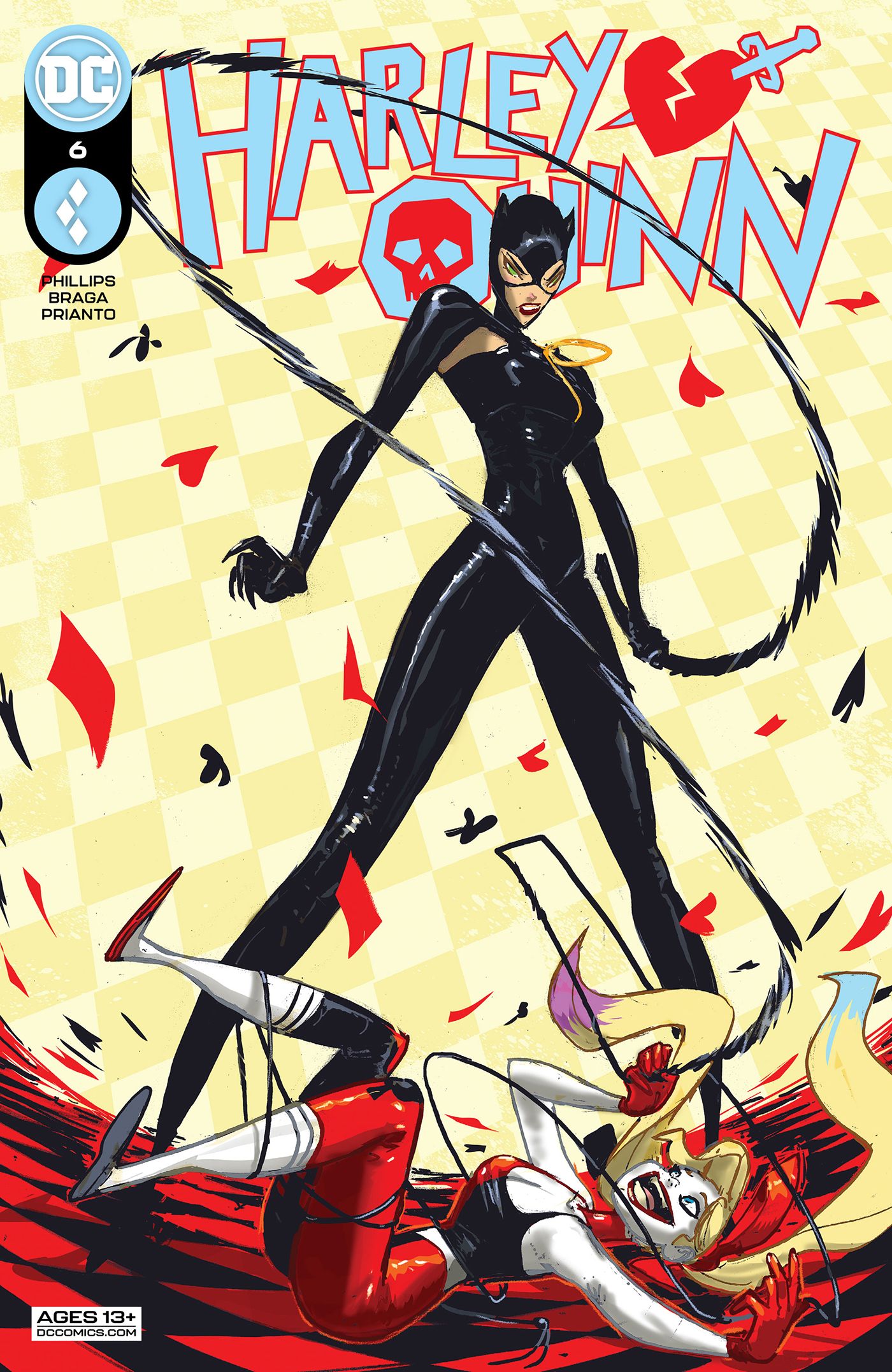 Catwoman on the cover of Harley Quinn #6.