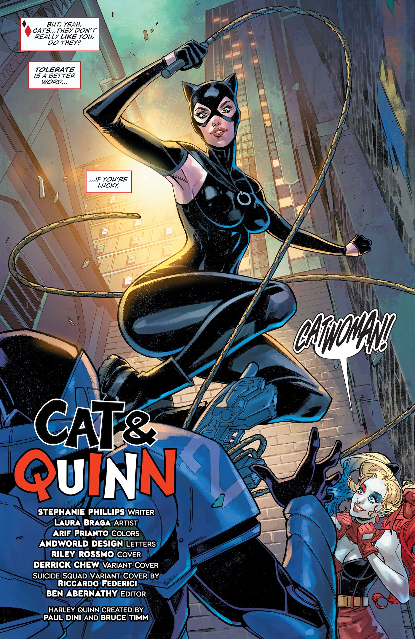 Catwoman comes to Harley Quinn's rescue.