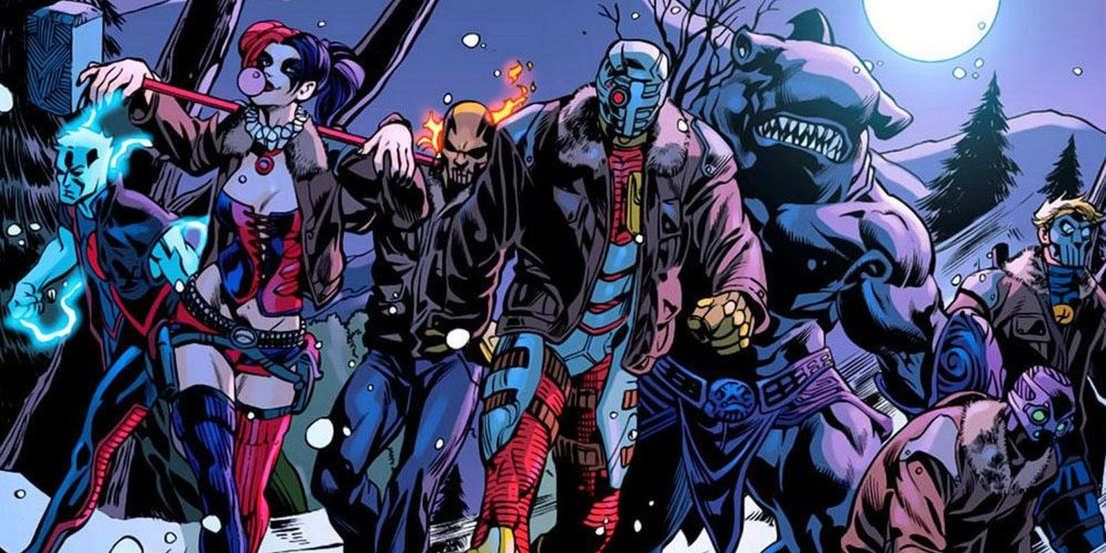 Harley Quinn joining the Suicide Squad in 2011's Suicide Squad #1