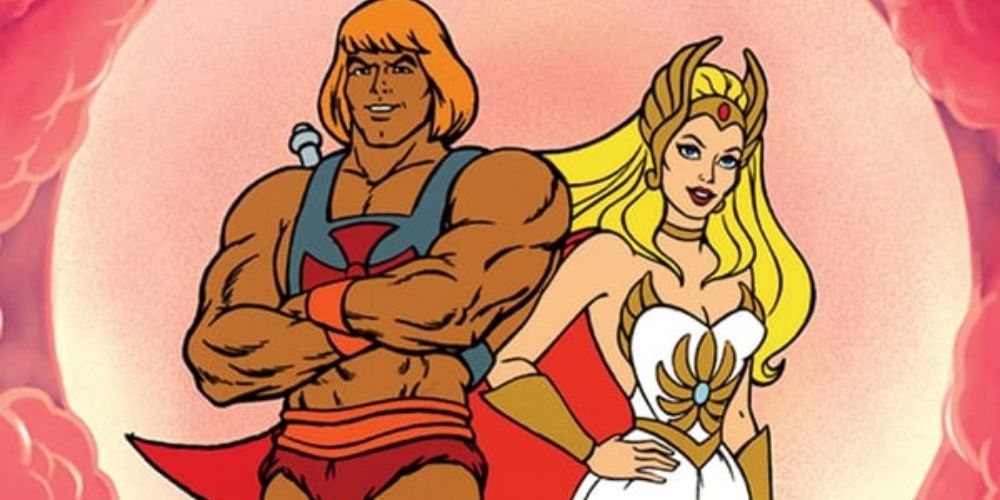 He-Man and She-Ra in a promo image standing back to back