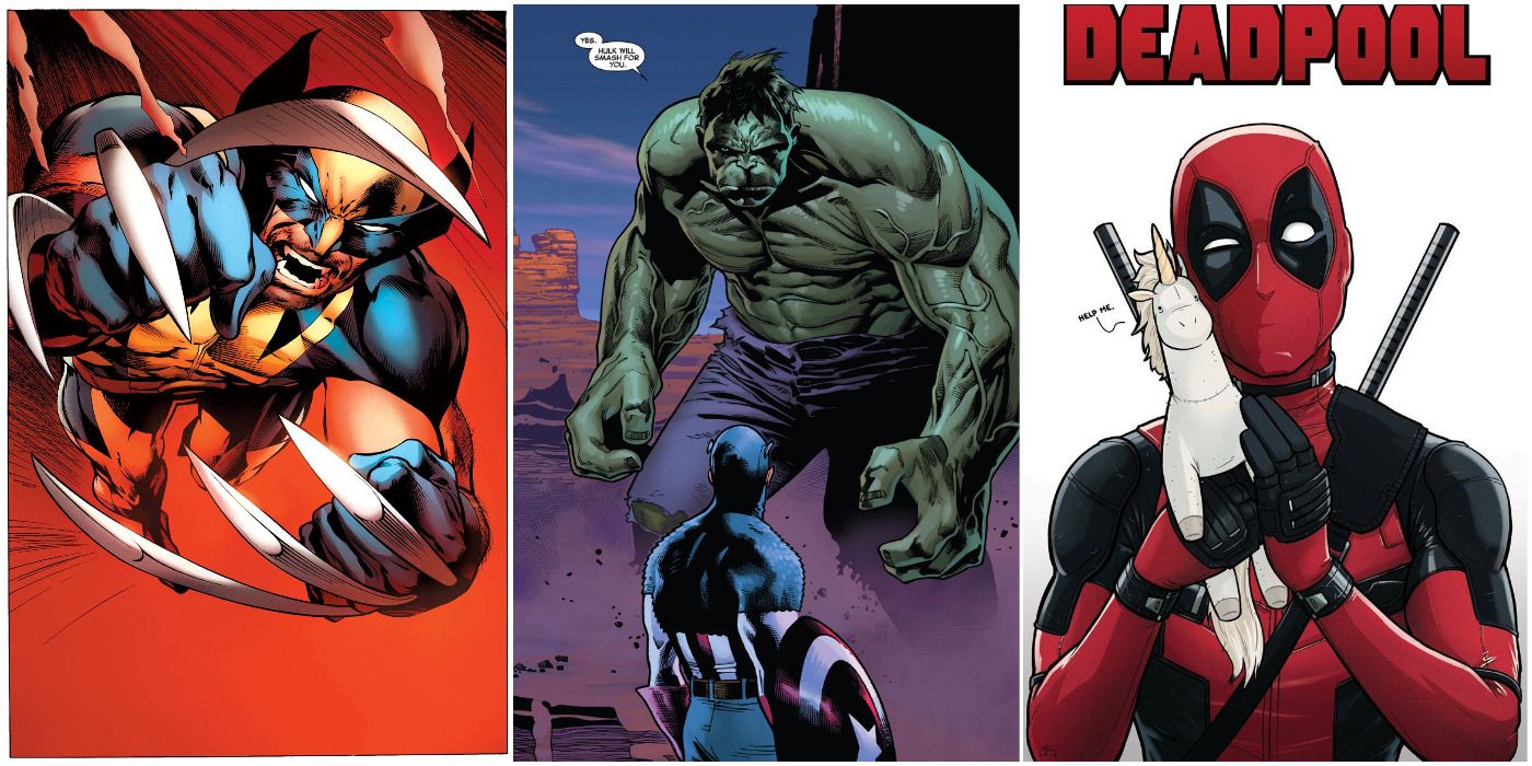 Wolverine, Hulk, Deadpool