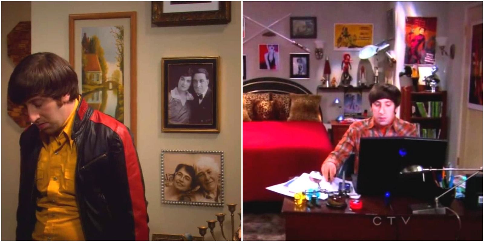Howard yelling at his mother at his mother's house from The Big Bang Theory