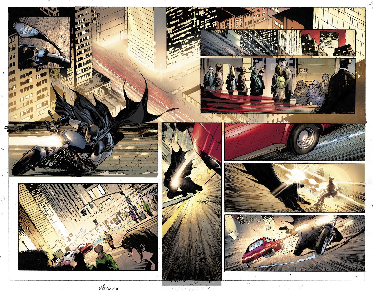 Preview pages for John Ridley and Olivier Coipel's I Am Batman #1
