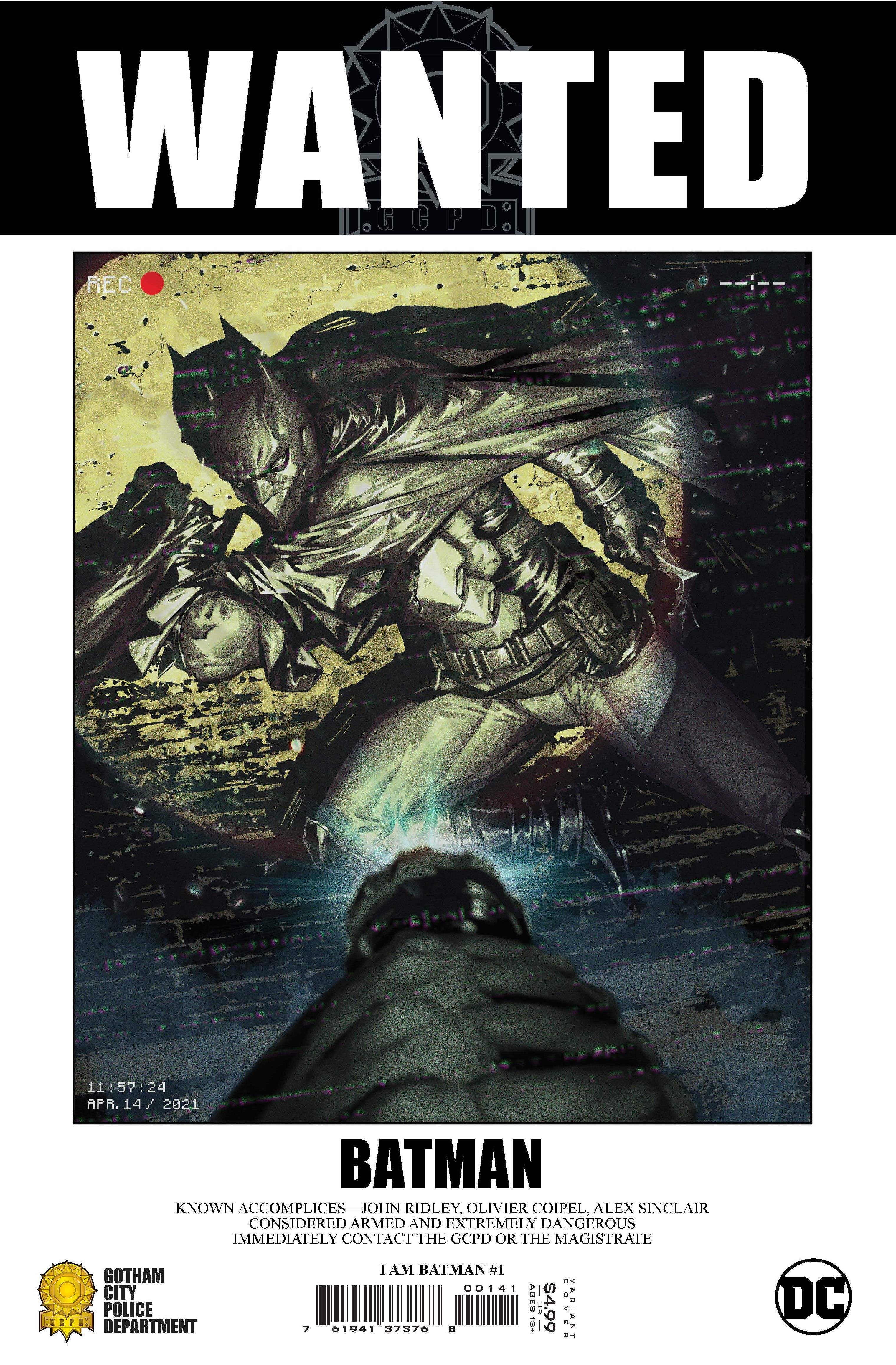 Kael Ngu 1 in 25 card stock variant cover to I Am Batman #1