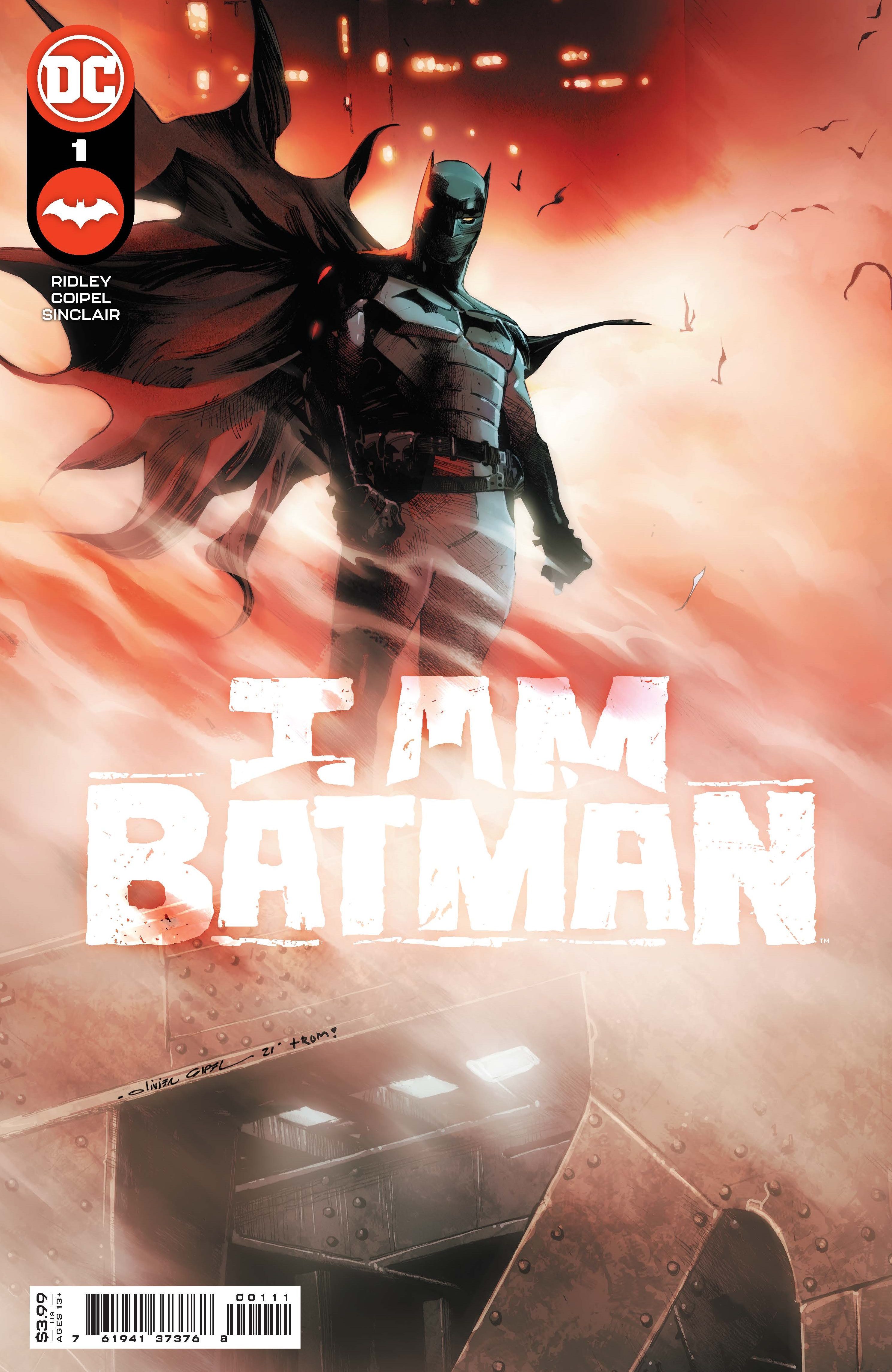 Olivier Coipel cover to I Am Batman #1