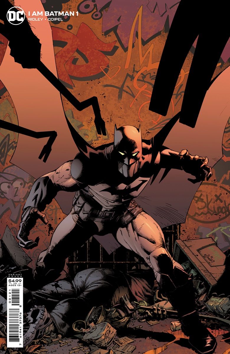 Greg Capullo card stock variant cover to I Am Batman #1