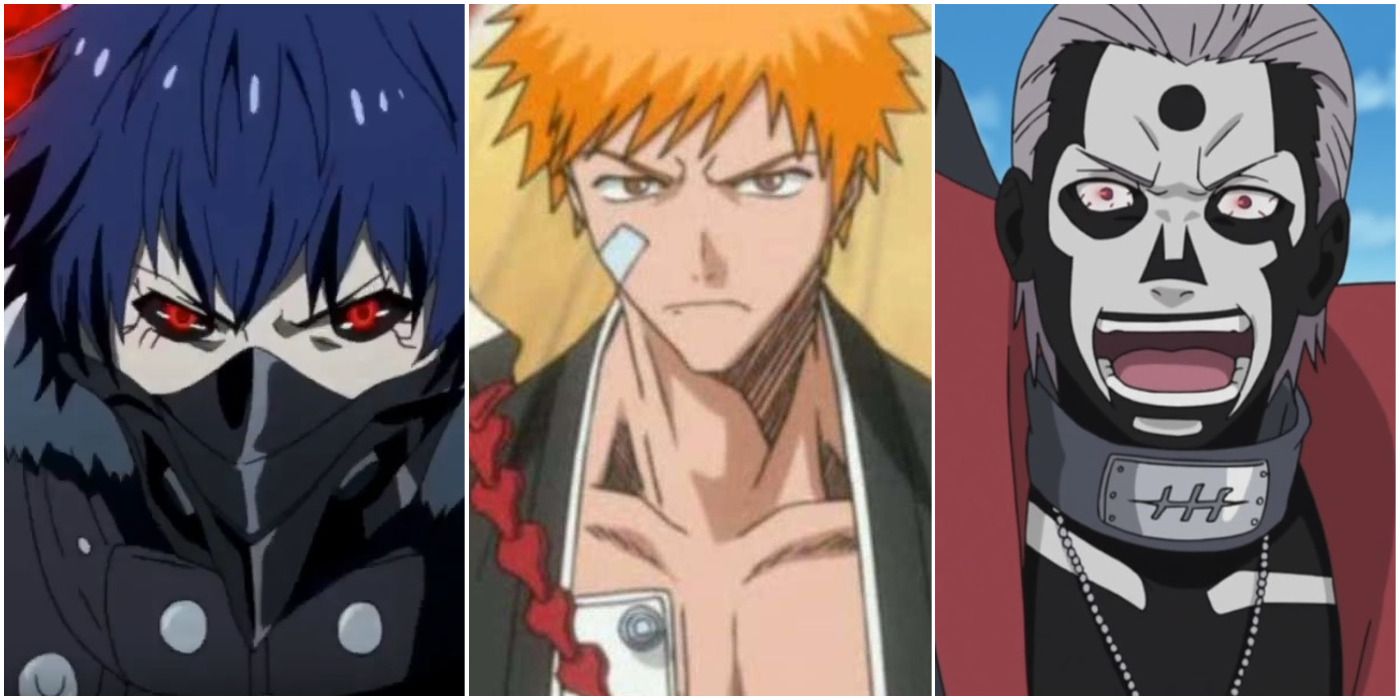 ichgo vs anime villains ayato kirishima, ichigo, hidan