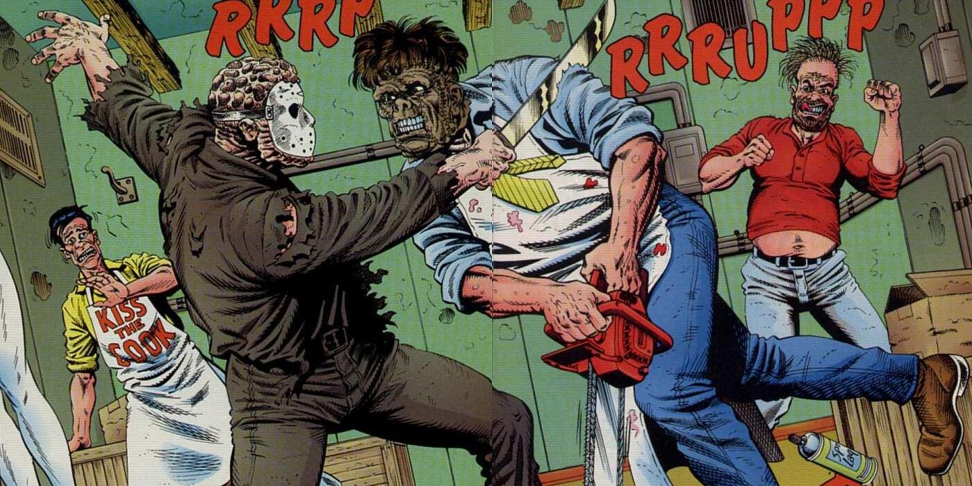 Comics Jason Vs Leatherface Conflict