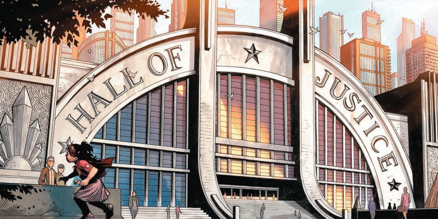 Justice League Hall of Justice from DC Comics