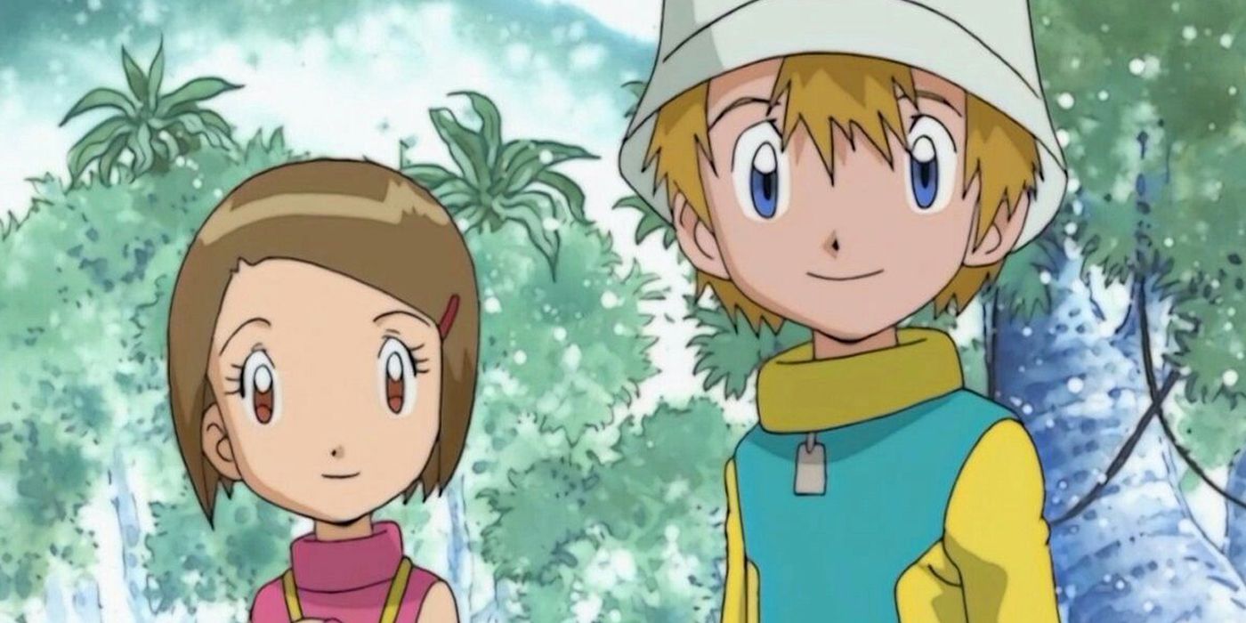 Kari and TK Digimon