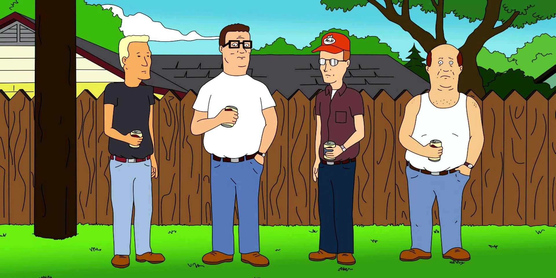 The animated cast from King of the Hill