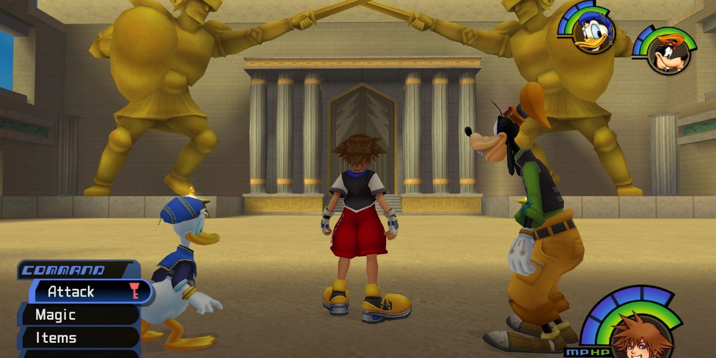 Kingdom Hearts Gameplay Olympus