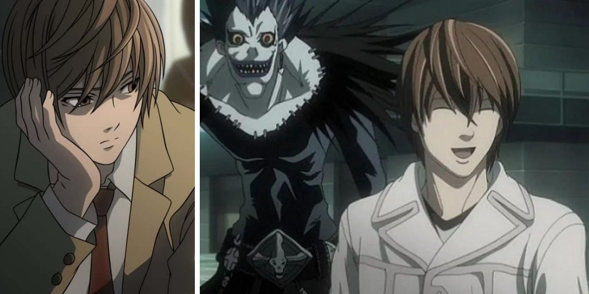 Images feature Light Yagami from Death Note