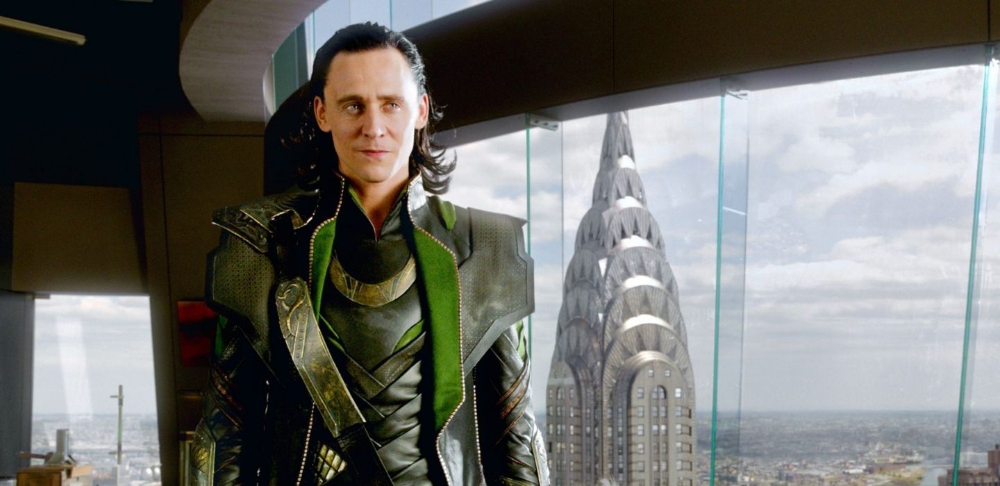 Loki Looks Slightly Amused As He Stands In Stark Tower In The Avengers 