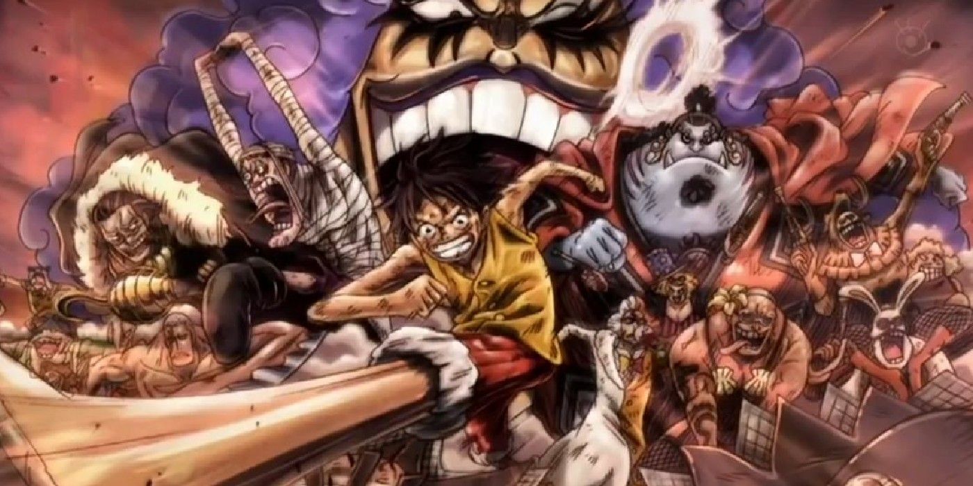 Luffy Leads The Prisoners Forward