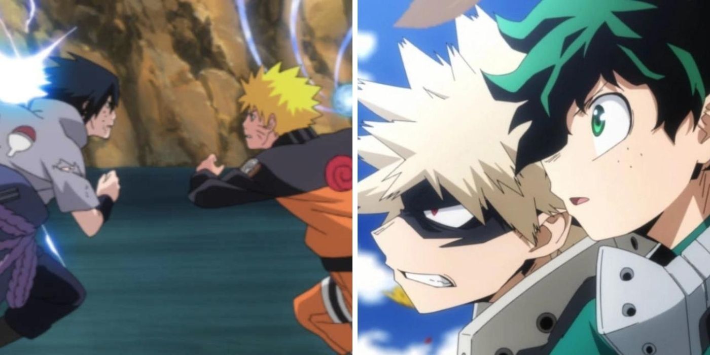 Naruto vs MHA) Chino Chinoike & Fuushin vs Midorya, Bakugo