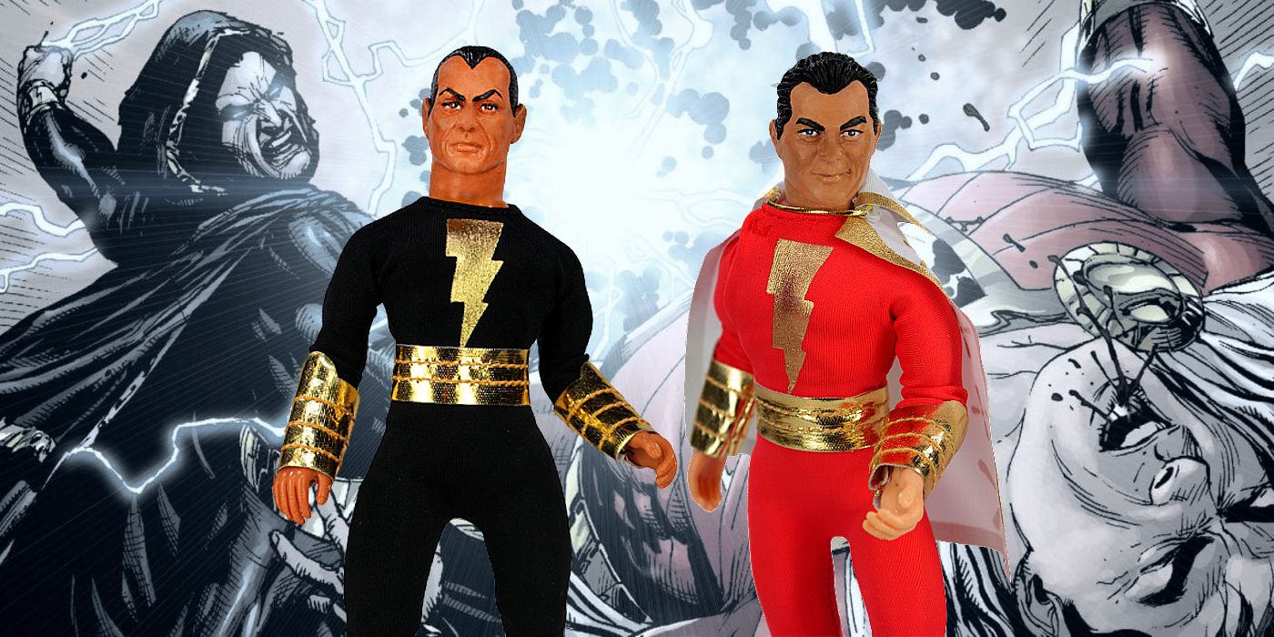 Topps Launches Mego Collector's Line With Black Adam and Shazam