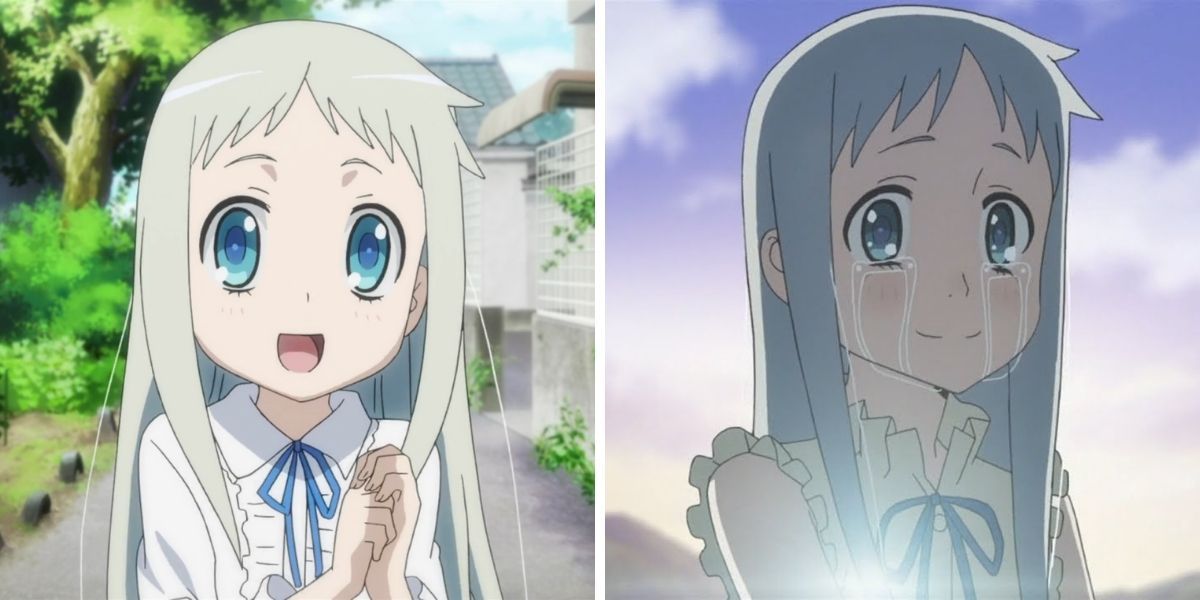 Images feature Menma from AnoHana