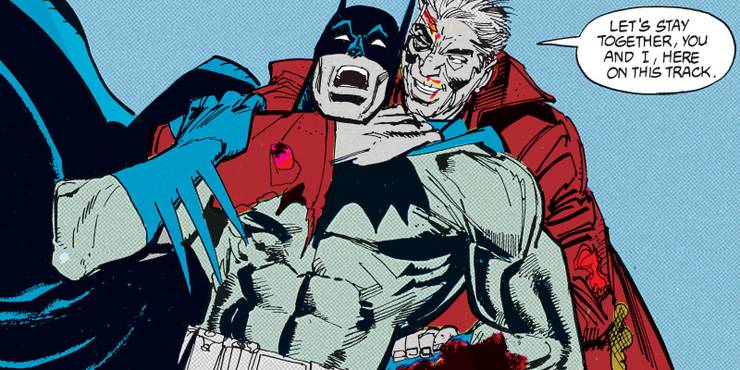 Batman vs Mister Whisper en Leyendas del Caballero Oscuro de 1990 # 10