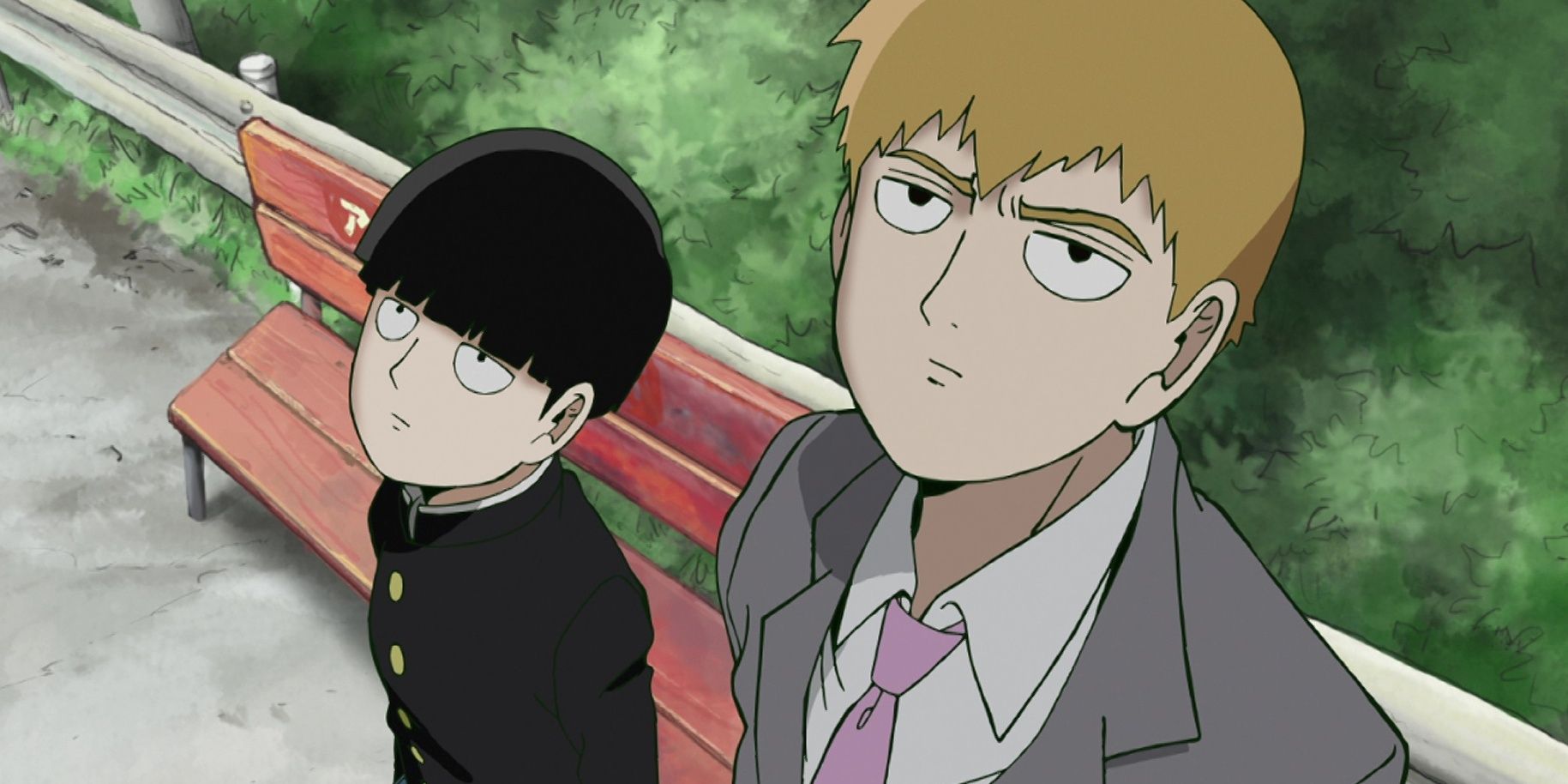 Shigeo and Reigen Pictured Together in Mob Psycho