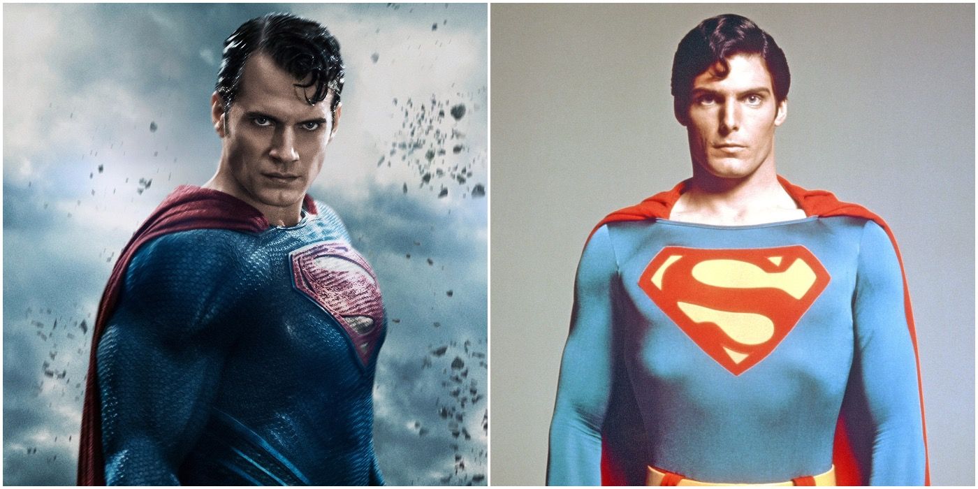 Henry Cavill &amp; Christopher Reeve as Superman