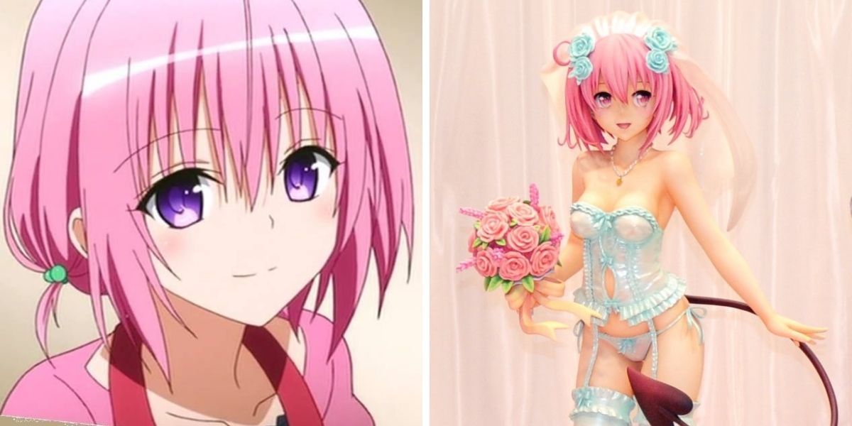 Image features Momo Deviluke from To Love-Ru