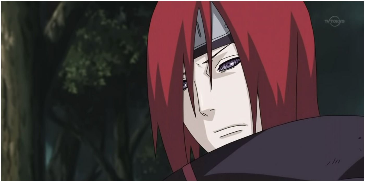 Nagato looks down sadly and contemplates