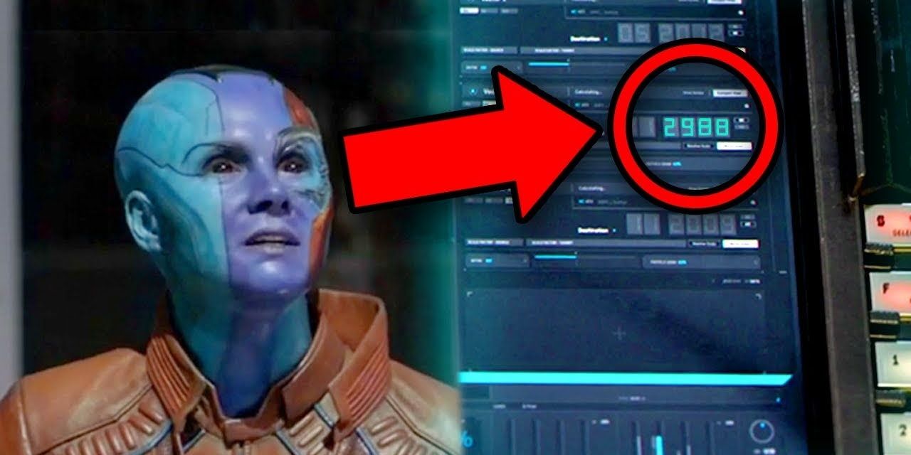 Nebula split with the other dated on the time machine in Endgame