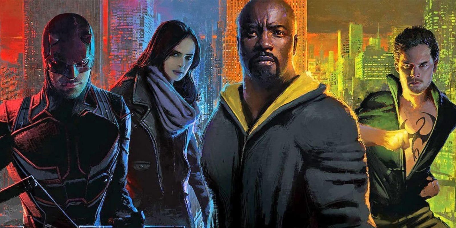 Daredevil, Jessica Jones, Luke Cage, Iron Fist in Netflix's The Defenders from Marvel Television