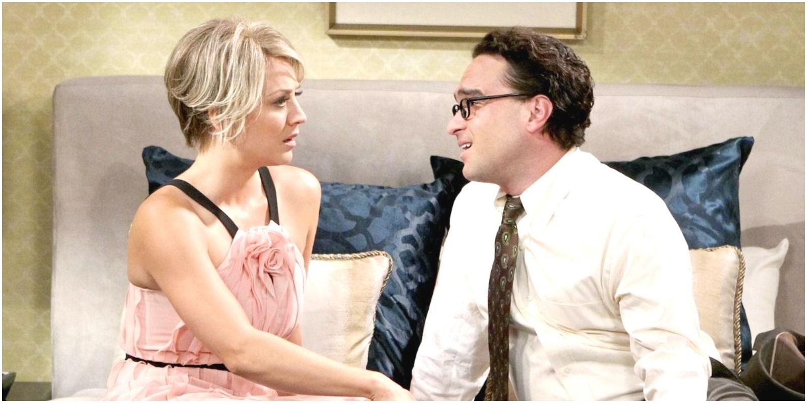 Leonard and Penny arguing on their wedding night from The Big Bang Theory
