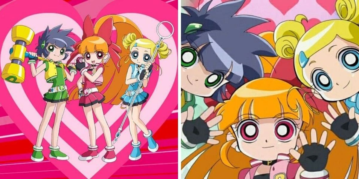 Images feature Blossom, Bubbles, and Buttercup from Powerpuff Girls Z