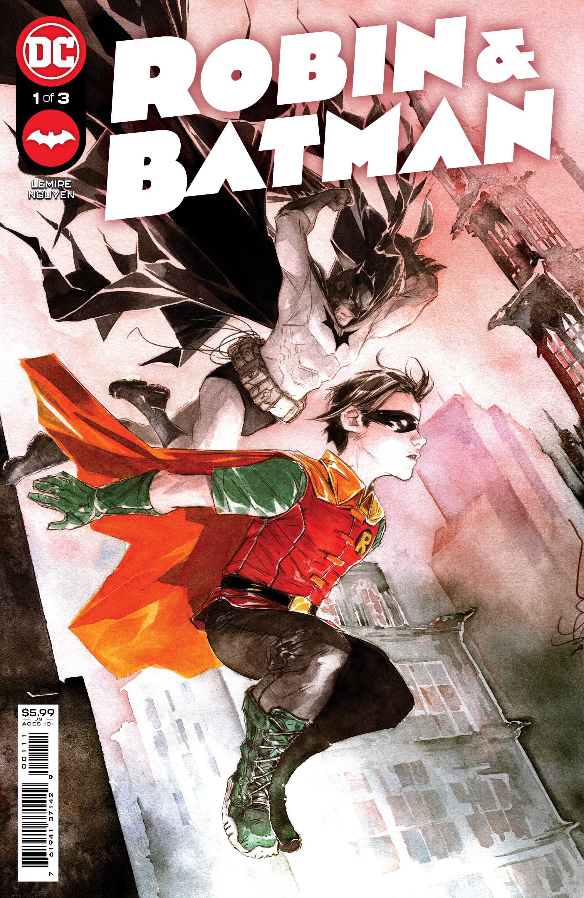 Robin &amp; Batman #1 cover by Dustin Nguyen