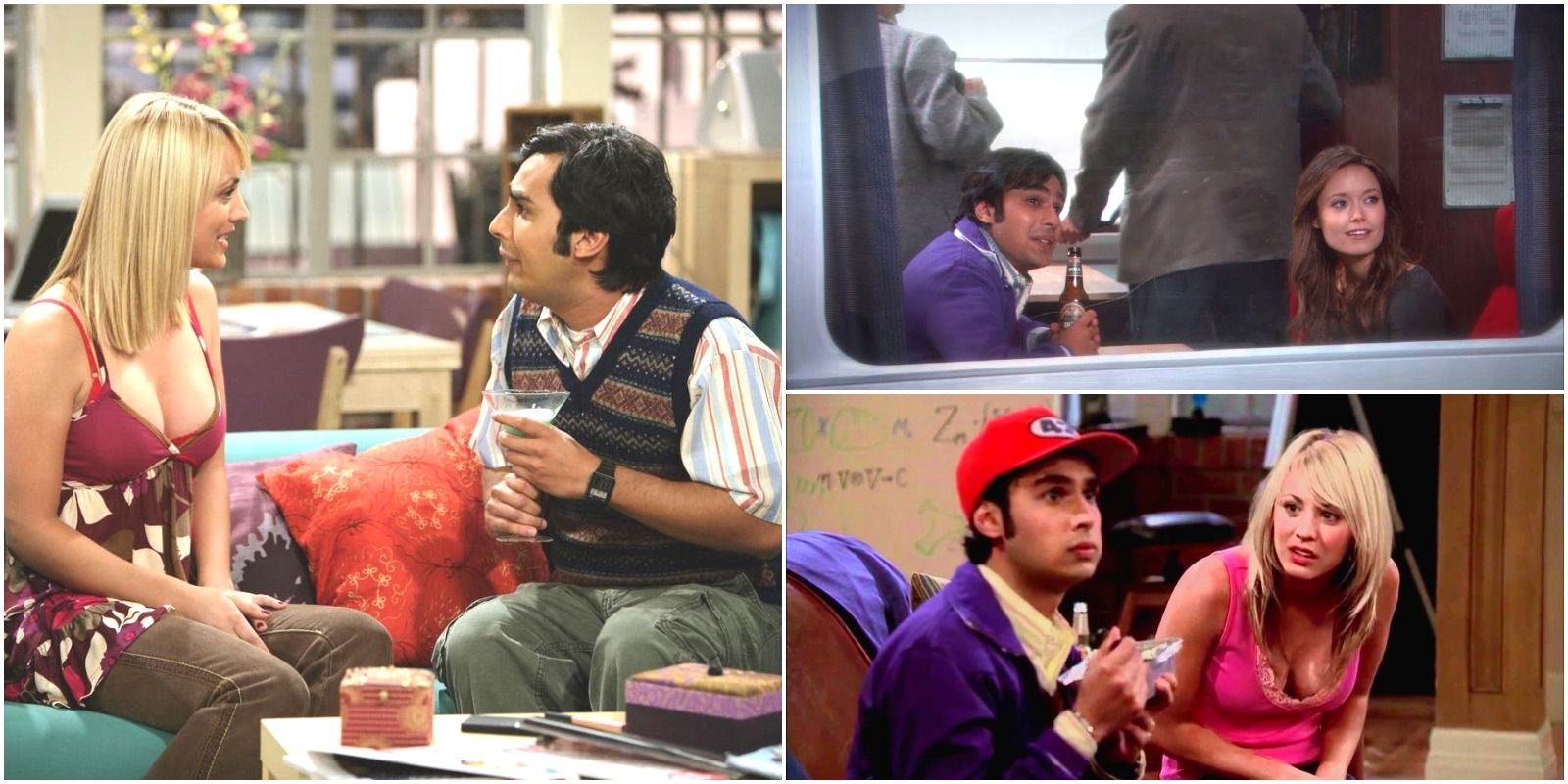 Raj not being able to talk to women unless drunk from The Big Bang Theory