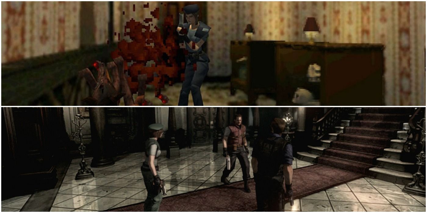 Resident Evil 1 Vs Remake