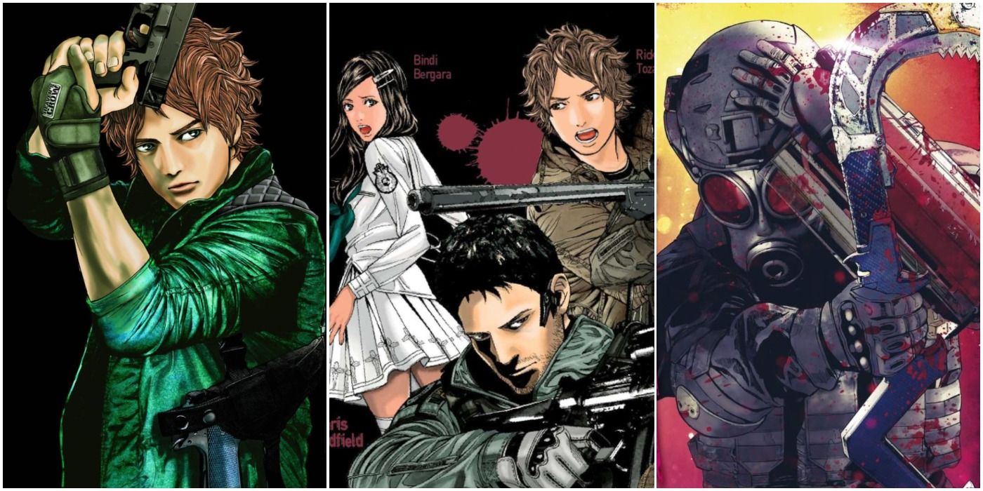 Resident Evil Manga Cast Trio Header