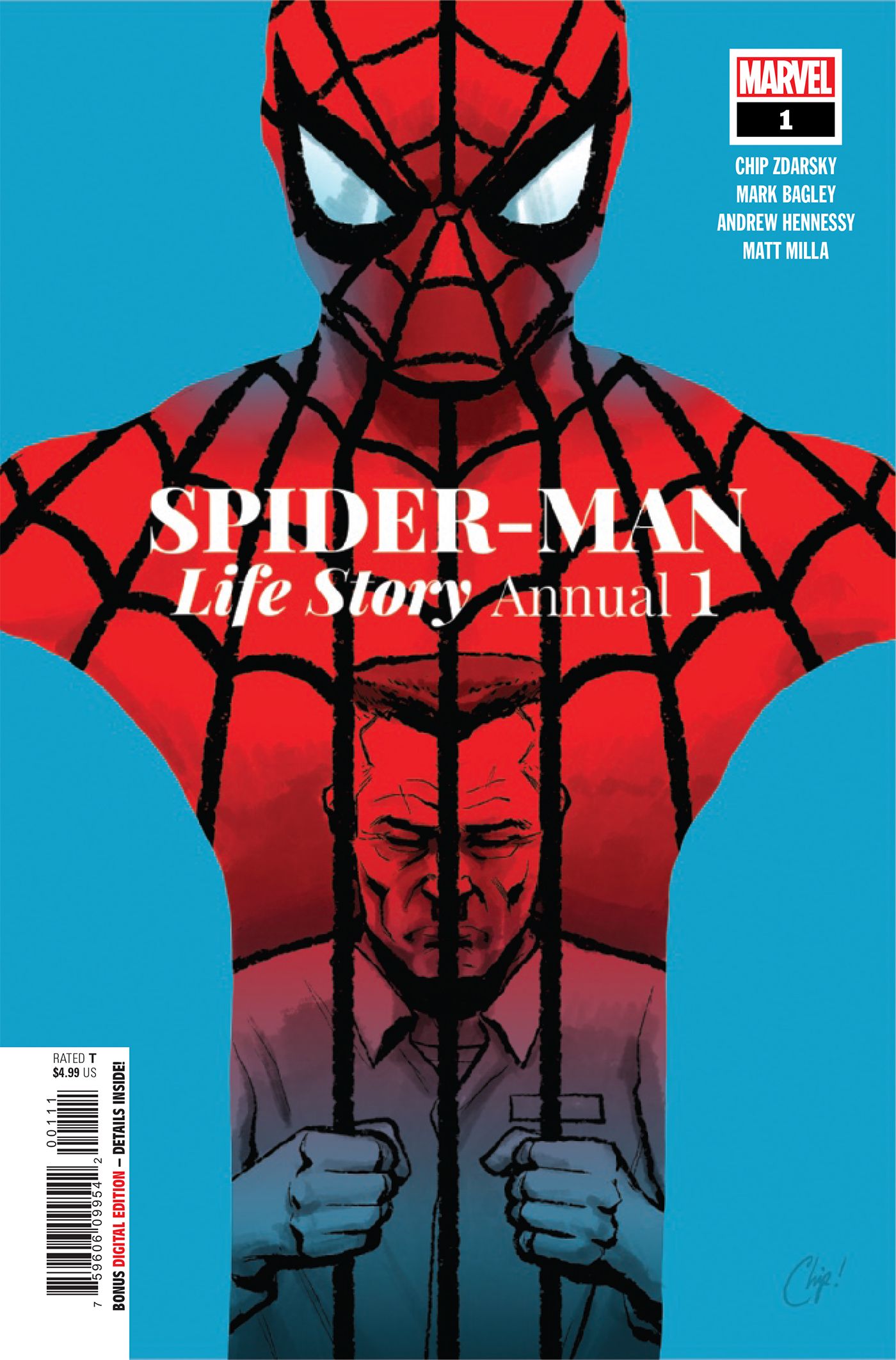 The cover for Spider-Man: Life Story Annual #1.