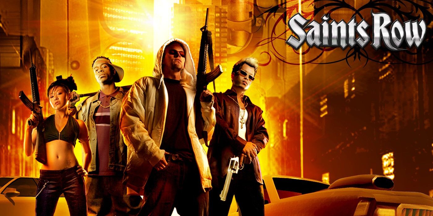 The cover art for the first Saints Row game.