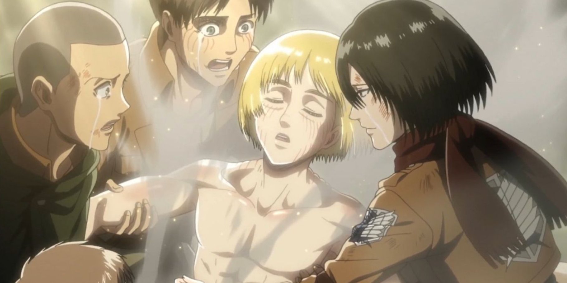 Armin surrounded by friends