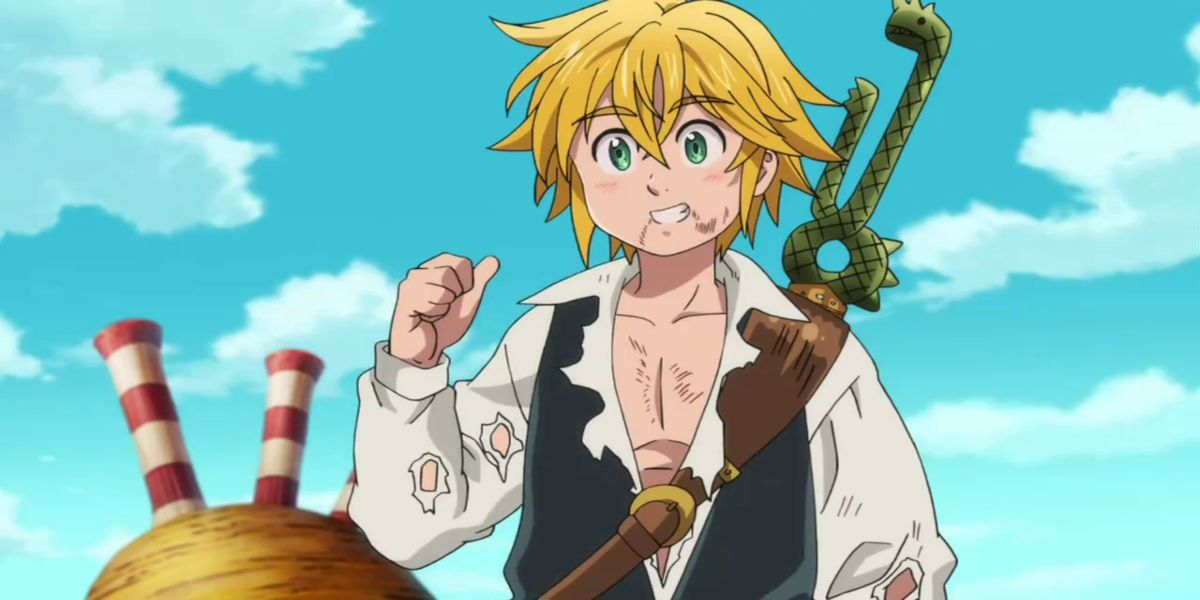 Seven Deadly Sins_Meliodas smiling at his victory