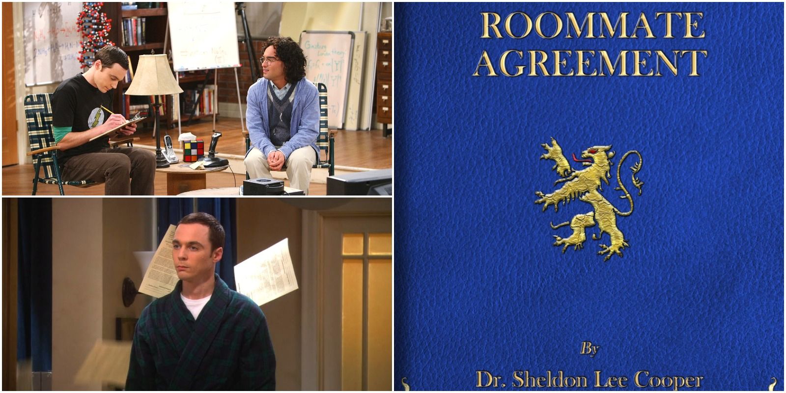 Sheldon forging the agreement, abandoning the agreement, and the agreement itself. 